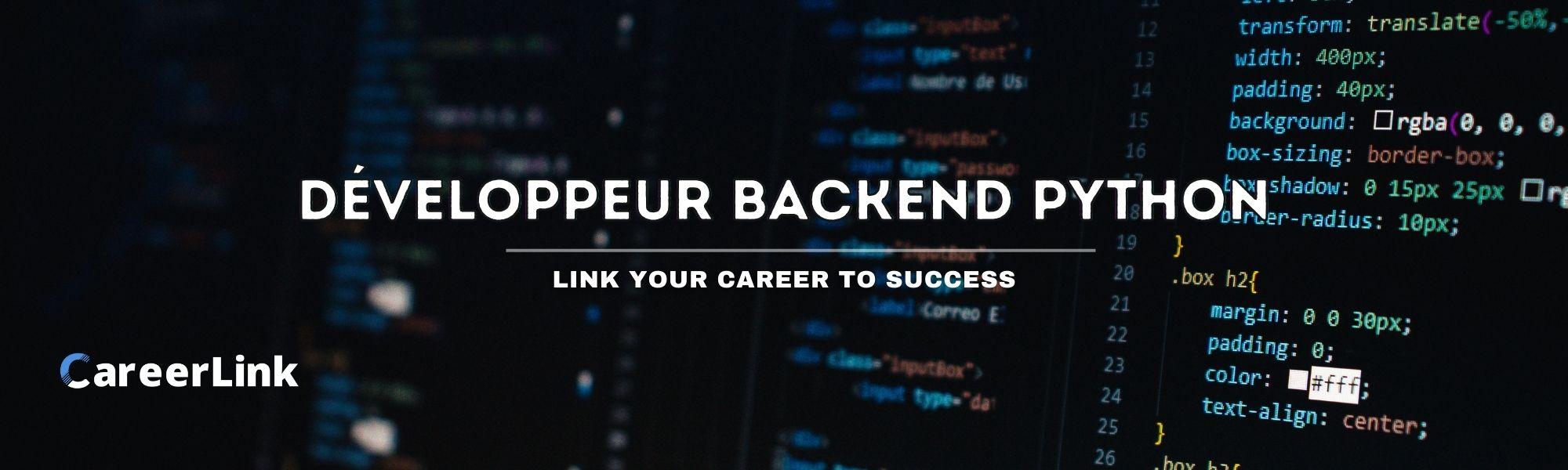 Développeur Backend Python